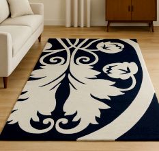 Hand Tufted Floral Wool Rug
